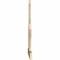 Ekena Millwork Saratoga Rough Sawn Timber Gable Bracket, Douglas Fir, 84"W x 56"H x 2"D x 6"F, 16/12 Pitch GBW084X56X0206SAR00RDF - alternate 4
